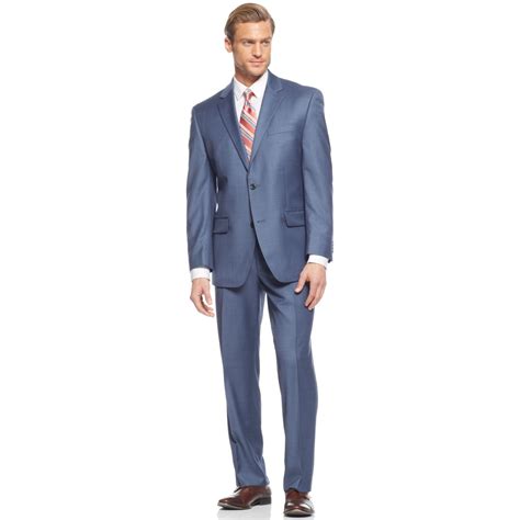 MICHAEL Michael Kors New Blue Sharkskin Suit 